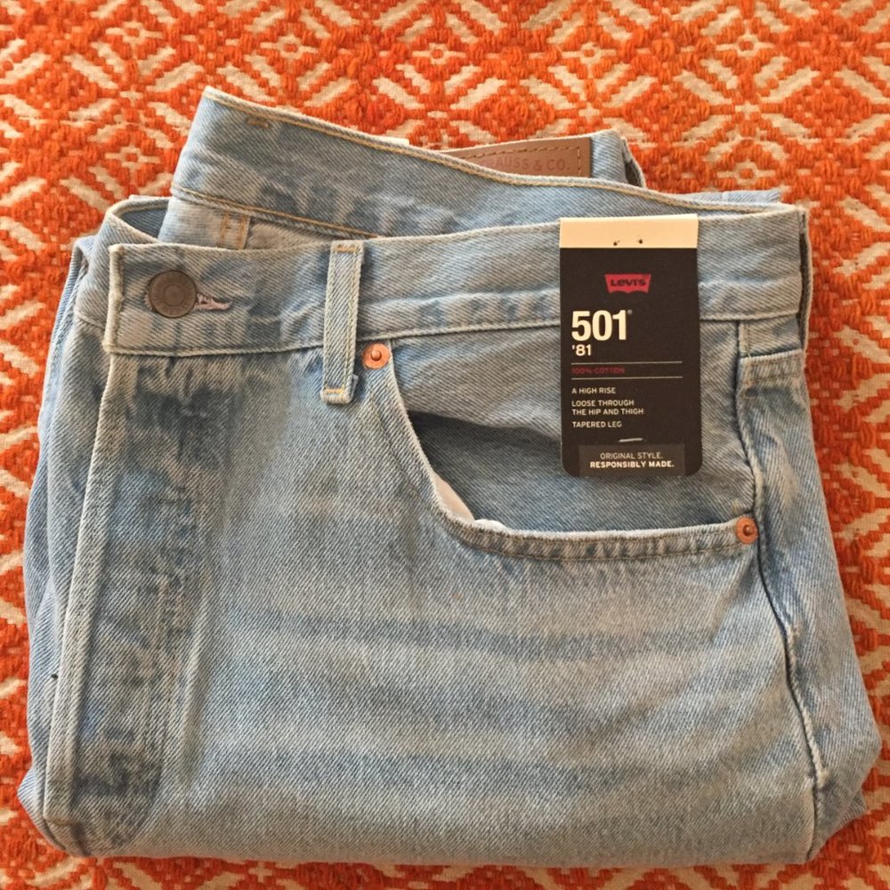 Levi's 501 '81 Jeans (new with tags) Size 34 x 29